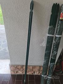 Paletti per Recinzione in Ferro Plastificato Verde