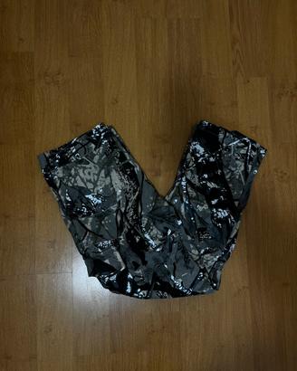 Pantaloni cargo camouflage donna taglia L