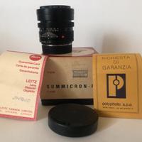 Leica Summicron-R 90mm f/2 – Condizioni Eccellenti