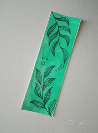 segnalibro dipinto a mano 