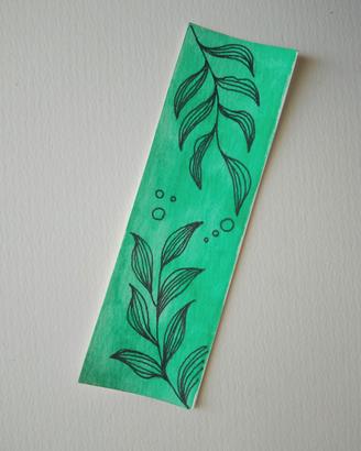 segnalibro dipinto a mano 