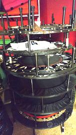 Panca, manubri, pesi, palestra, bumper rack