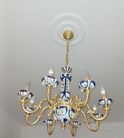 Lampadario in capodimonte