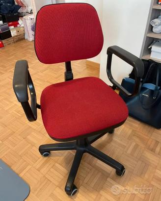 Sedia per scrivania con rotelle