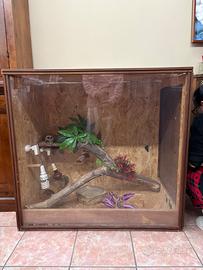 Terrario in legno artigianale