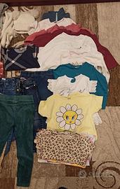 Box vestiti bambina 3 - 4 anni