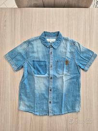 Camicia jeans bimbo 8 anni