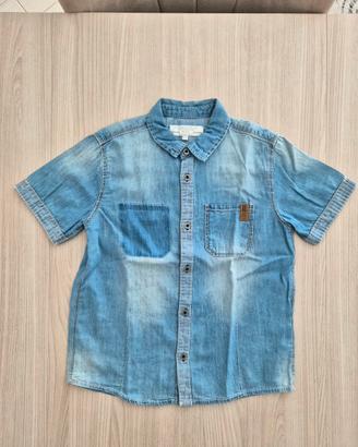 Camicia jeans bimbo 8 anni