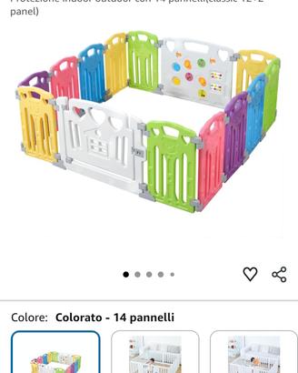 box recinto per bambini 14 pannelli 