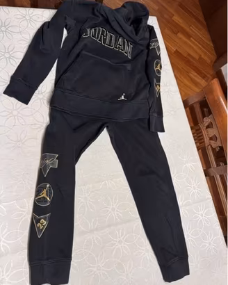 Tuta JORDAN Nero Oro ragazzo