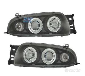 FARI FORD FIESTA 95-99 ANGEL EYES SFONDO NERO