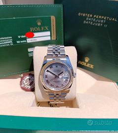 Rolex 116234 Datejust 36 Argento Romani 2010