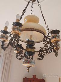Lampadario con doppia accensione