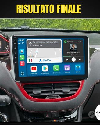 Peugeot 208 & 2008 KIT COMPLETO Autoradio Android
