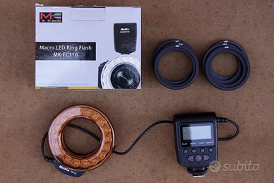 Meike Macro LED ring flash MK-FC110 per CANON