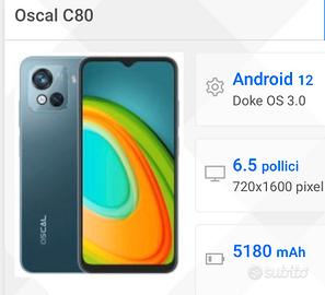 Smartphone colore bianco.