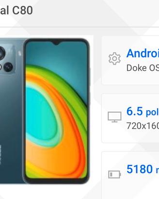 Smartphone colore bianco.