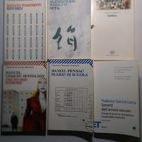 Romanzi, raccolte poesie, saggi