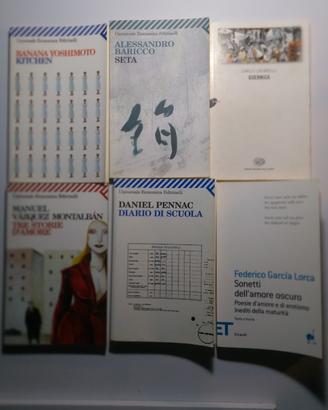 Romanzi, raccolte poesie, saggi