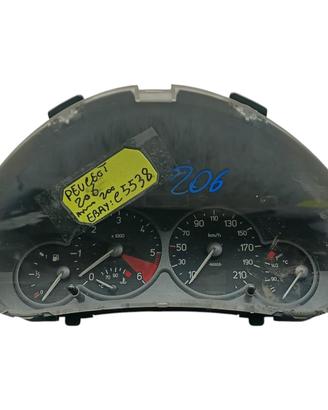 DISPLAY VEGLIA QUADRO STRUMENTI PEUGEOT 206 2° Se