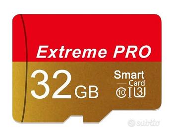 Memory card 32 GB, 64 GB o 128 GB