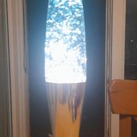 Lampada lavalamp azzurra