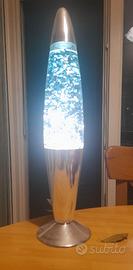 Lampada lavalamp azzurra