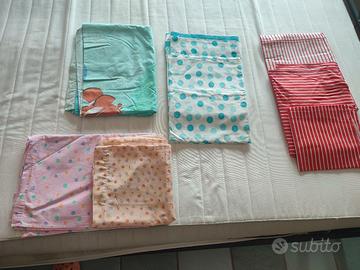 lenzuola singole in stoffa colorata