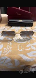 Occhiali Cartier Originali Rimless Oro/Nero