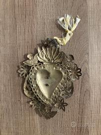 Ex voto vintage in lamina metallica. !2,30 x 10.