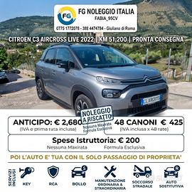 CITROEN C3 AIRCROSS Live - 2022 - Rent to Buy