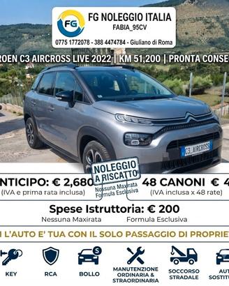 CITROEN C3 AIRCROSS Live - 2022 - Rent to Buy