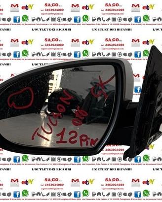 SPECCHIETTO RETROVISORE SINISTRO SX HYUNDAI TUCSON