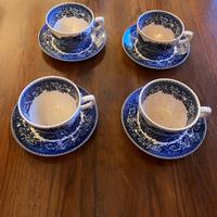 4 Tazze da te in porcellana inglese  Avon Cottage