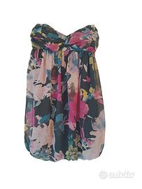 Mini abito Relish in chiffon a palloncino. Tg. S
