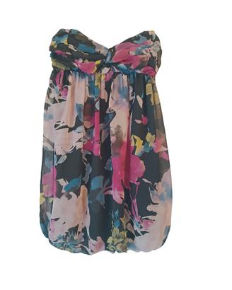 Mini abito Relish in chiffon a palloncino. Tg. S