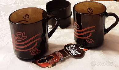 Tazze Pocket Coffee n.2 in vetro