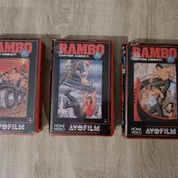 Lotto vhs Rambo cartoni animati avofilm vol 7 8 9