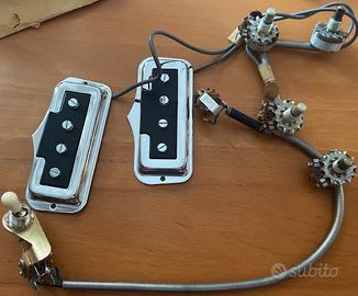 Vintage 1968 Fender Coronado Bass Pickup Set + Com