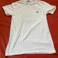 Maglia bianca lacoste