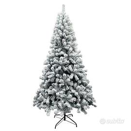 Albero di natale 180 cm Innevato 650 Rami NUOVO