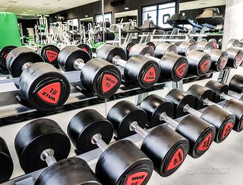 Set completo manubri Ziva, 1240kg con rastrelliere