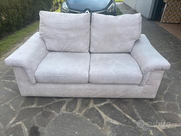 Divano potrone sofà grigio tortora