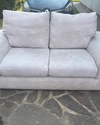 Divano potrone sofà grigio tortora