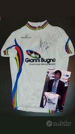 MAGLIA GRANFONDO MONZA CICLISMO SIGNED BUGNO