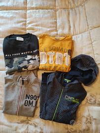 Lotto 4 felpe ragazzo 13-14 anni