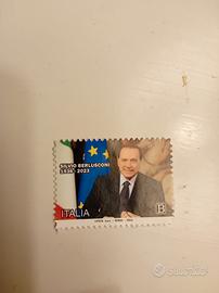 Francobollo Silvio Berlusconi 1936-2023