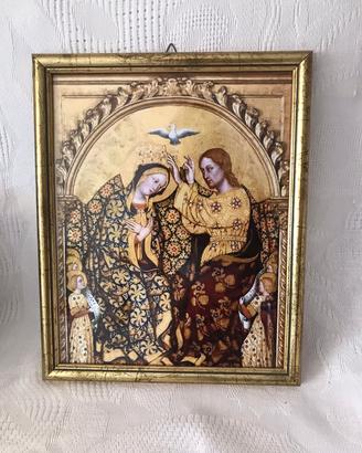 QUADRO SACRO - INCORONAZIONE DELLA MADONNA 