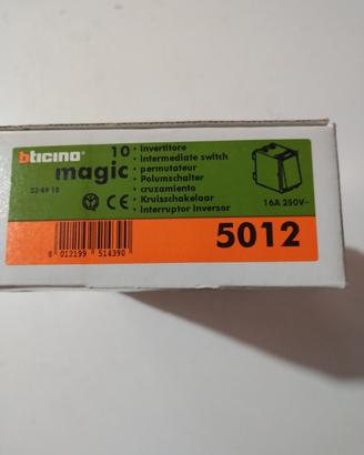 6 Invertitori BTicino Magic 5012