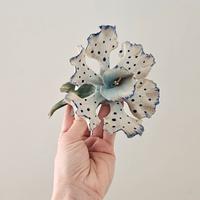 Fiore in ceramica Capodimonte 